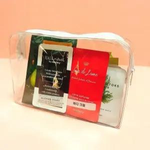 고품질 속이보이는 투명 PVC 미니 파우치 어린이집 준비물 (WFFNL8Y)