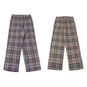 [갤러리아] [비비안]세련된 선염기모 체크 커플 파자마(EZ1950P EZ2950P SET)