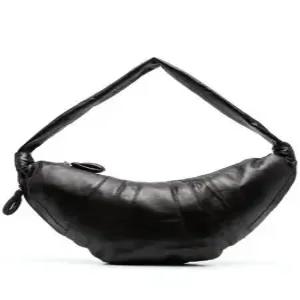 가죽 크로와상 숄더백 라지 다크브라운 BG0000 LL095 BR490