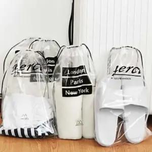 [라일리] Rly 5P 여행용 투명 파우치 캐리어정리백 여행용투명  42560132)