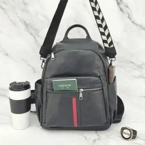 가방 비닐 호피 여성 가죽 백팩 숄더백