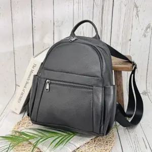 백팩 보부상 비닐 텀블러 여성 가죽