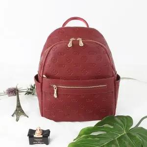 보부상 미니백팩 나일론 호피 여성백팩