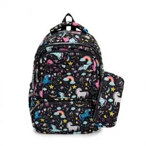 나일론 라탄 보부상 백팩 가벼운 패션 패턴 캐주얼