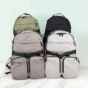 비닐 실버 백팩 캐주얼 데일리 아웃도어