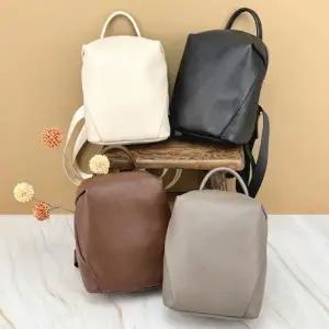 실버 가방 보부상 pvc 여성 가죽 미니 백팩 칼라