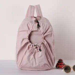 가방 라탄 보부상 비닐 스트링 백팩