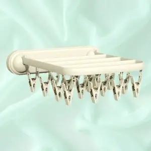 여행용 언더웨어 벽부착 리빙 공간활용 접이식 옷걸이_23696733