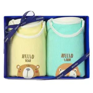 [갤러리아] (압소바출산,백일,돌,유아내의세트)호루7부내의민트+노랑2종세트(A1A-103D1SET)