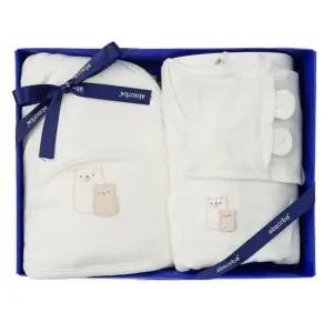 [갤러리아] (압소바출산,태교,신생아용품세트)베어디모달배냇저고리+속싸개세트(A2C-10105SET)