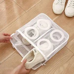 [알티피아]간편 칸분리 신발세탁망 아기무형광세탁망 신발세탁기망