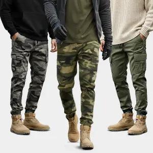 현앤미 밀리터리 기모 카고바지 겨울 방한 전술바지 조거 작업복 등산 캠핑