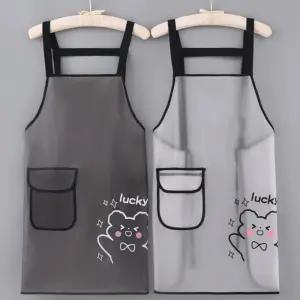 귀여운 주방 방수 앞치마 가정용 업소용
