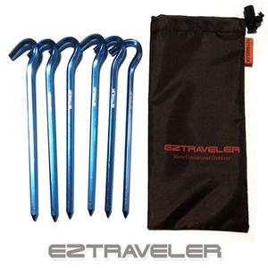 이지트래블러 [알루미늄 19cm 육각팩/6개세트]텐트팩