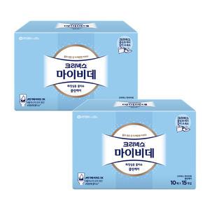 크리넥스 마이비데 클린케어, 10매, 15입, 2개(300매)