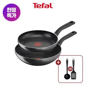 [테팔] 쿡이지 프라이팬 2종 (팬24+웍28)+비앤비뉴 조리도구