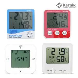 1+1 카르닉 디지털 온습도계 창고정리 기획전 습도 센서 온도측정기 공기질측정기 온도계