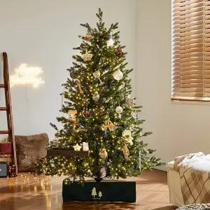 [디오트리]크리스마스 트리 무장식 나무 장식 전구 풀세트  1m~1.9m 10종 보관 가방 증정