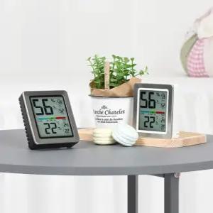 노바리빙 프리미엄 온습도계 ML0758+건전지 스위스산 센서 온도계 습도계