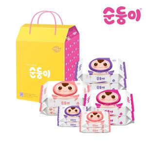 [순둥이] 아기물티슈 감사 선물세트 (총10팩) (TGf-A)
