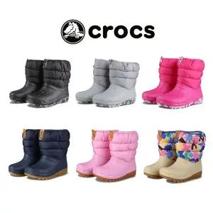 [크록스]정품 당일배송크록스키즈 아동 어린이 겨울 방한부츠 털부츠 6종택일