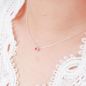 아띠랑스 탄생석 목걸이 (실버925)