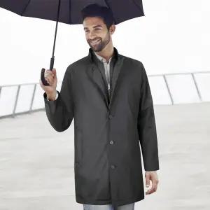 쟌피엘 이중여밈 하프코트 바바리 트렌치코트