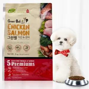 그린벨강아지 치킨연어 2kgX2 4kg
