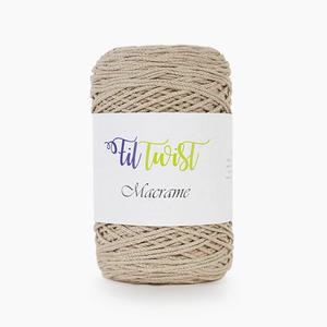 쎄비 필 트위스트 마크라메 단색 1볼 250g 250m 면80% 가방뜨기좋은실