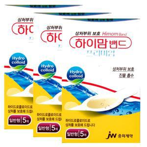 jw중외) 하이맘 밴드 더프리미엄 일반형 (5매입) x 3팩