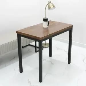 1인용 학원 책상 800 x 500 튼튼한 일자형 슬림 조립식 철제 데스크 800500