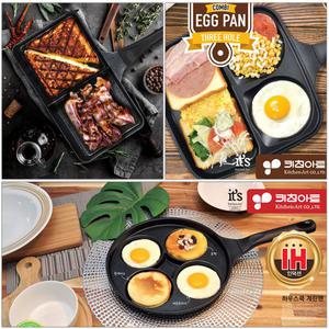 키친아트 인덕션 4구 3구 2구 에그팬 그릴팬 스테이크팬 브런치팬 토스트팬 캠핑그리들 계란 달걀 후라이팬