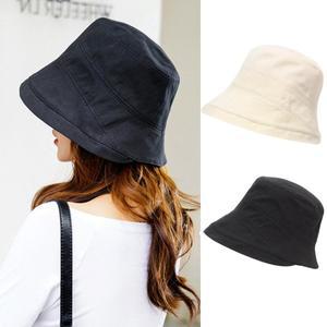 [홀리지]러비어 여성 면 벙거지 버킷햇