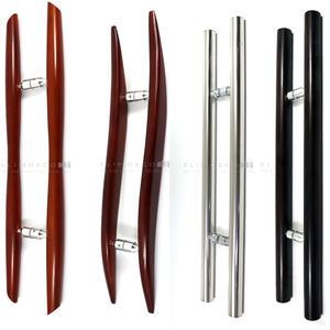 5종 중 택1 원목손잡이 유리문손잡이 강화도어 출입문 빌딩 상가