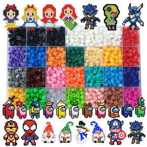 10mm 디폼 톡톡 멀티 블럭 23색 파레트세트 약3000개 도안130종