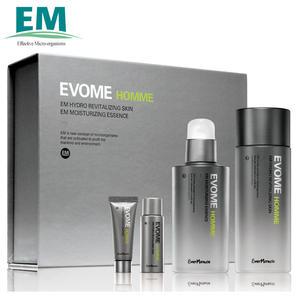 [EM 이보메 옴므 2종세트]스킨+에센스/이엠 남성 화장품/남성용/남자/효소/발효 화장품/원액