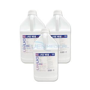 다나제약 에탄올4L알콜83% 공간소독 무료전달 소독제3개 보건소 학교 소독제