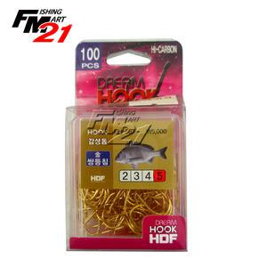 HDF 해동 드림훅 감성돔 쌍등침 금바늘 HH-567 덕용
