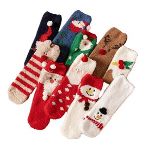 어린이 성인용 크리스마스 수면 양말 아동용 유치원 어린이집 초등 학생 학교 학원 단체 선물