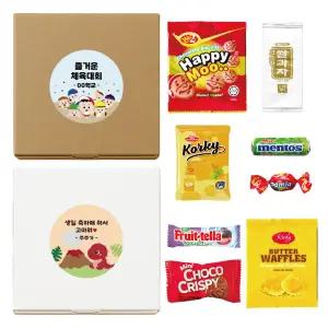 주주나라 어린이집 유치원 생일답례품 학교 단체 행사 상자포장 간식선물세트 답례품