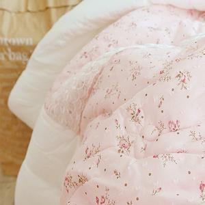 [은남침구]아사면 눈꽃원단 유키 차렵 슈퍼싱글이불+패드+베개 세트-3color