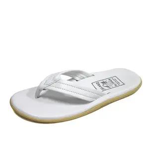 [공식정품 매장as가능] 아일랜드슬리퍼 클래식 PT202 레더 쪼리 슬리퍼 화이트 PT202-WH