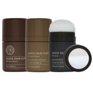 더페이스샵 퀵 헤어 퍼프 7g/흑채
