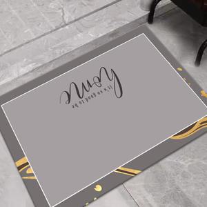 빨아쓰는 깨지지 않는 소프트 규조토 발매트 1+1 흡수 욕실 하족 5세대 대형 주방 인테리어 무