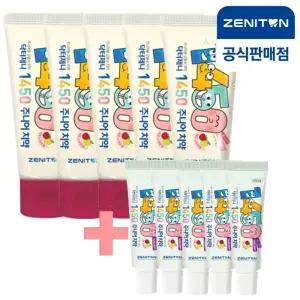 닥터제니 1450 고불소 주니어 치약 60g+미니 15g x5세트