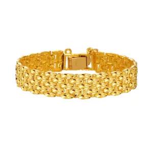 [한국금다이아몬드] 여자 순금 팔찌 H 포인트 리스틀릿 24K 37.5g 18K장식