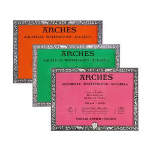 아르쉬 수채화지 패드 300g/㎡, 46x61(20매)/황목,중목,세목/아르쉬지