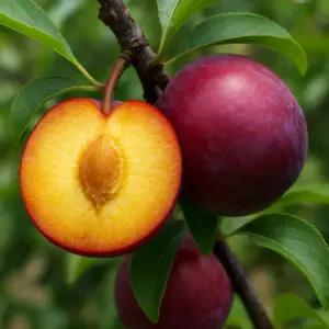 프리미엄 대과종 자두나무 접목1년특묘 루비 컬러 고강도 고경도 자두 묘목 정원 과일나무 (목하원예조경)