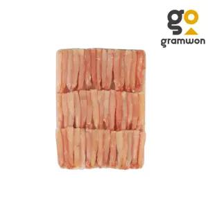 붉은 대게 다리살 홍게살 3단 1kg (실중량 700g) 냉동 대게살