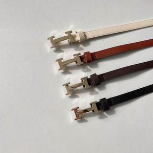 [더빈츠] 소가죽 슬림 H 벨트